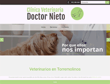 Tablet Screenshot of clinicaveterinariadoctornieto.com